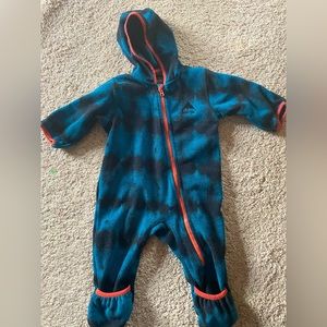 Burton fleece bunting baby snowsuit 6-9 months